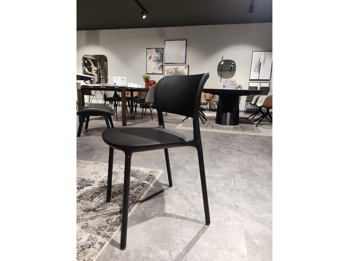 Set di 4 sedie Sneak nere Calligaris